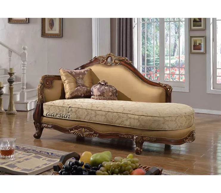 Antique Style Wooden Sofa Couch