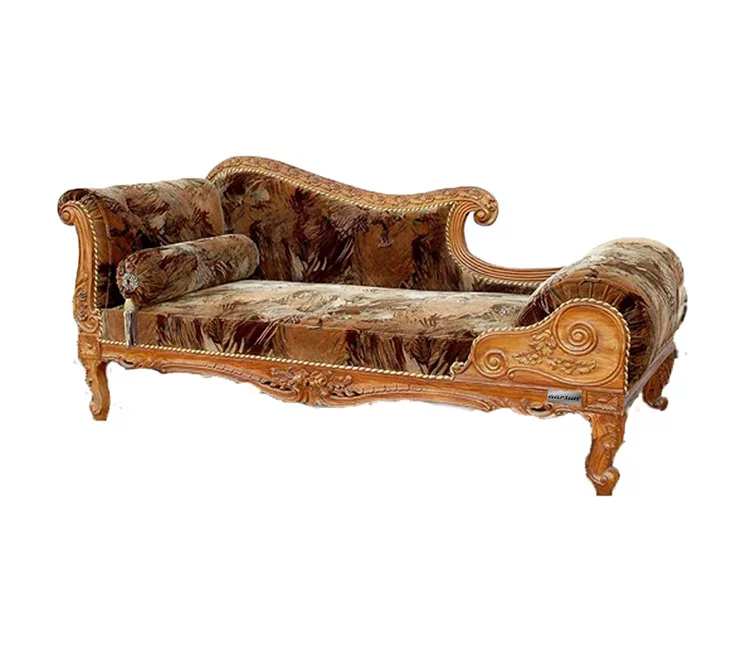 Handcrafted Carved Wooden Couch
