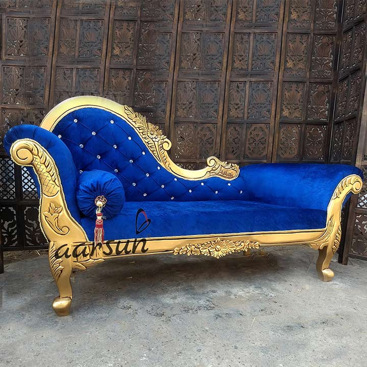 Royal Handcrafted Chaise Lounge – Premium Polish View 5