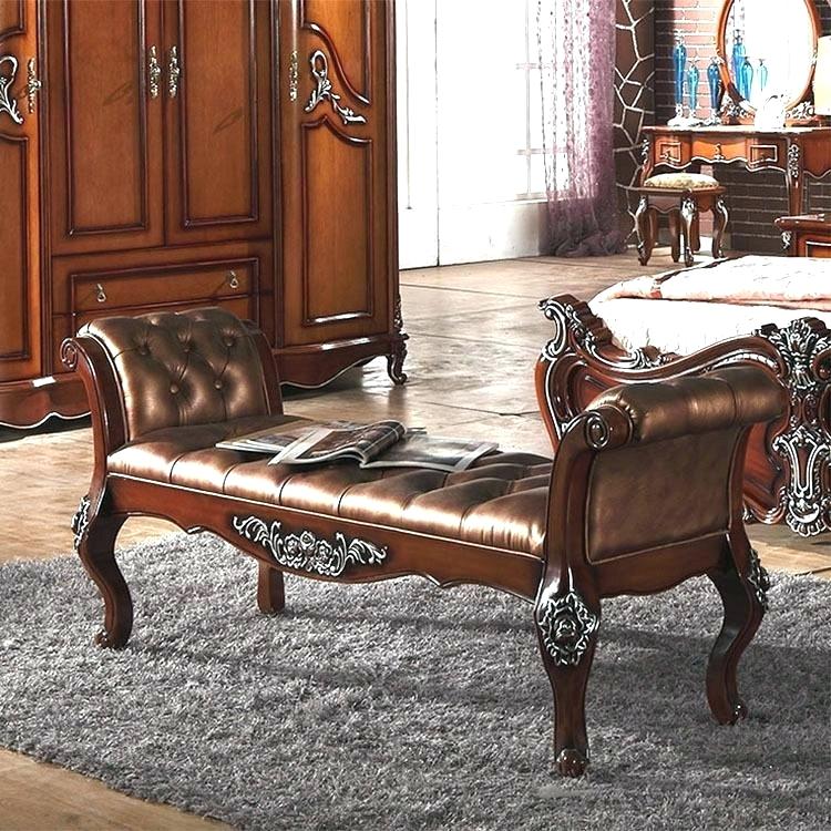 Handcrafted Wooden Bed Bench